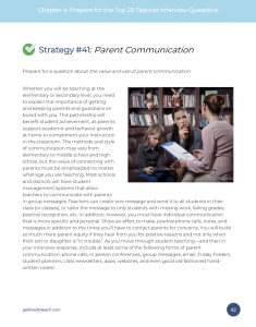 Strategy #41: Parent Communication