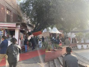 Market scene in India