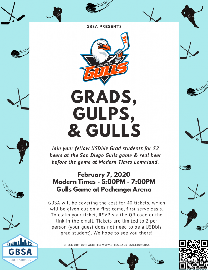 Grads, Gulps & Gulls! to GBSA!