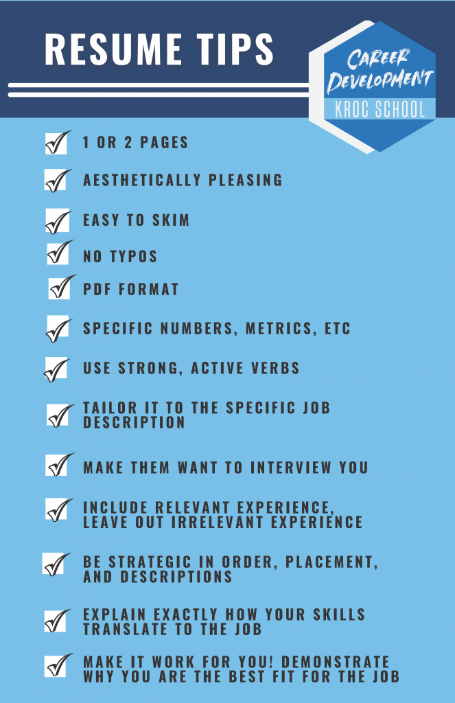 Resume Tips