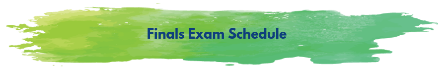 Finals Exam Schedule | You are USD | Suicide PreventionYou are USD