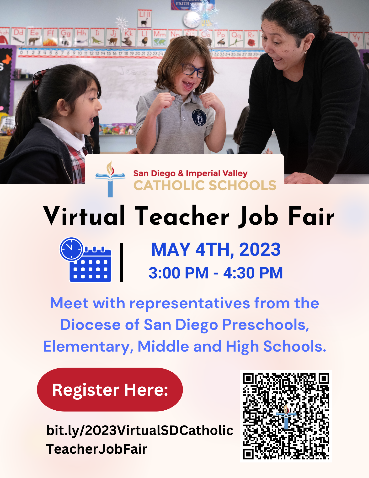 SD Catholic Schools Live Virtual Job Fair May 4th Department of