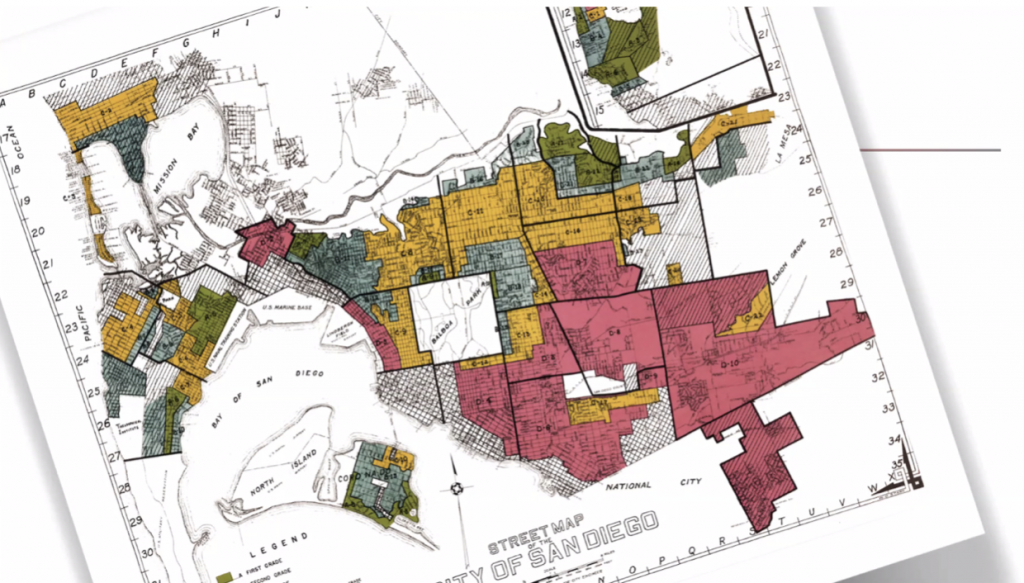 City of San Diego Redlining Map - USD SitesUSD Sites