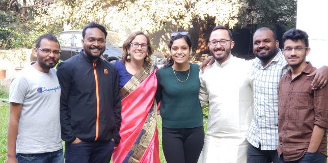 Photo of Maylen and friends from India