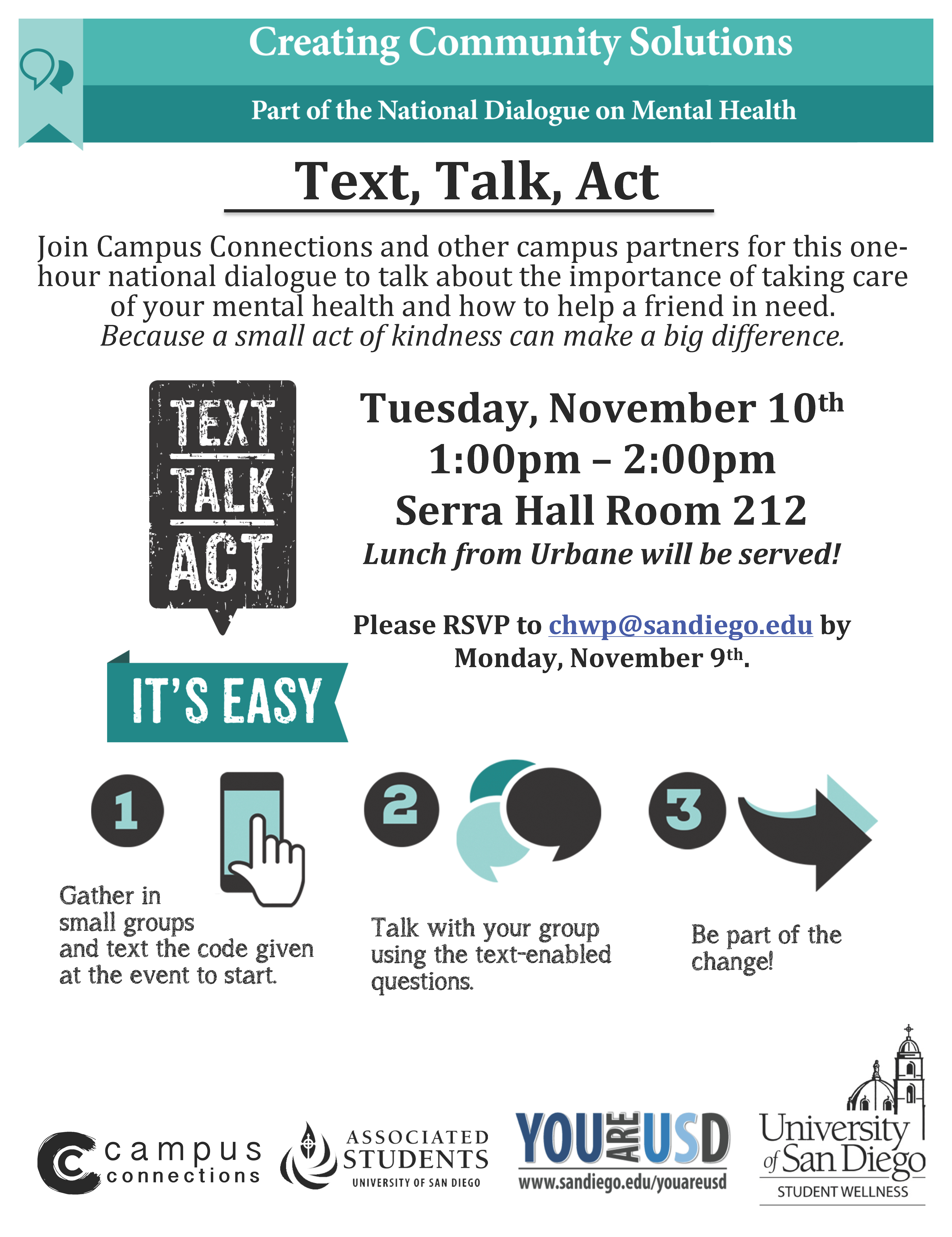Text Talk Act You Are Usd Suicide Prevention 9875
